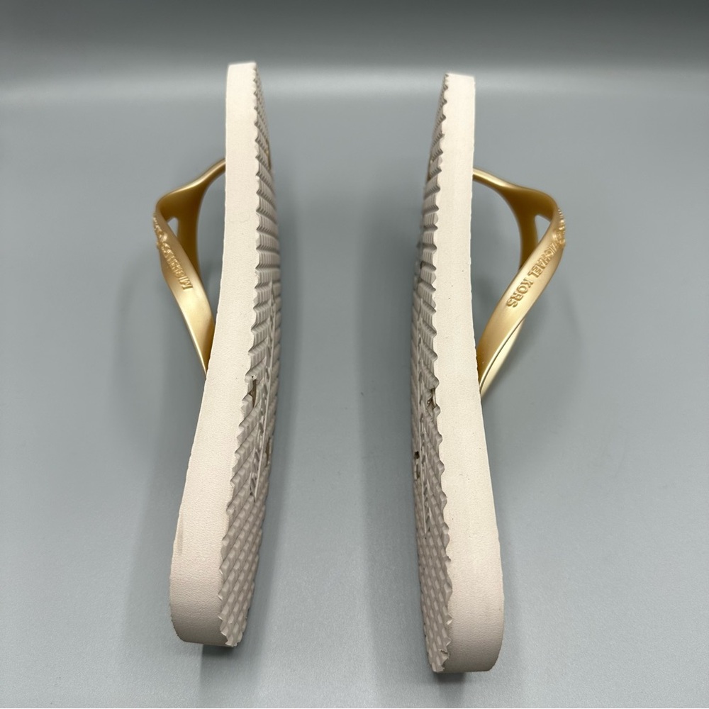 Michael Kors Logo Flip Flops Summer Flats Women’s Size 10M - Picture 6 of 9